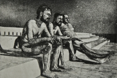 Miran Šabić (Croazia), The moment of cognition, acquaforte, acquatinta, 50 x 70 cm